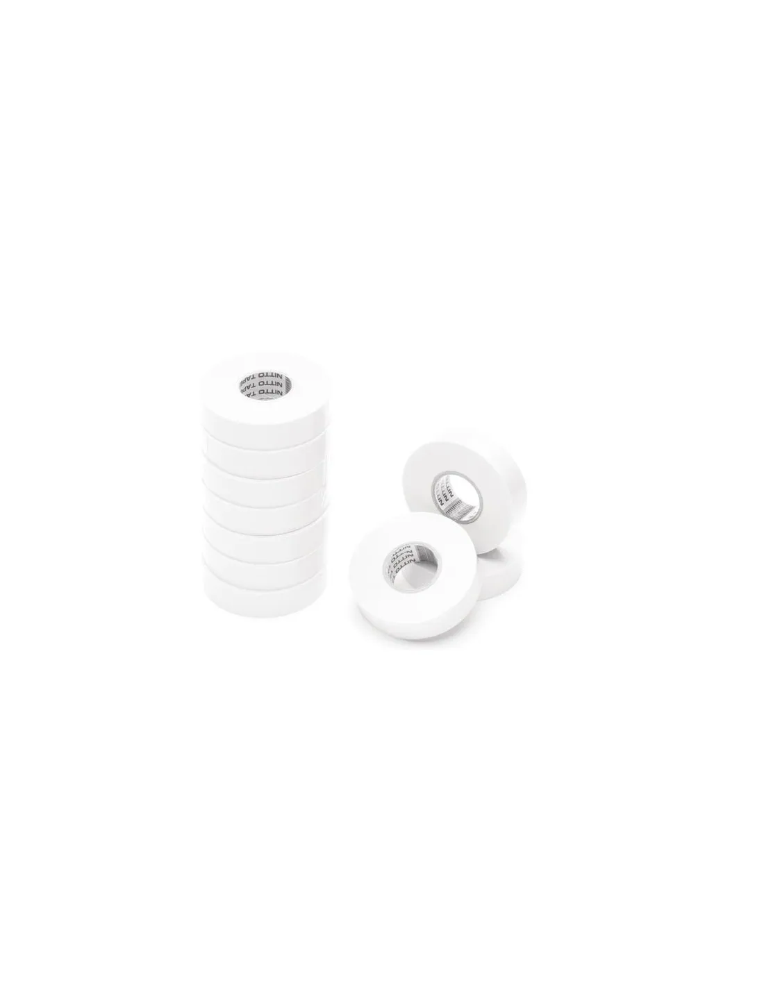 10 nitto - ruban adhesif isolant - blanc - 19 mm x 20 m-
