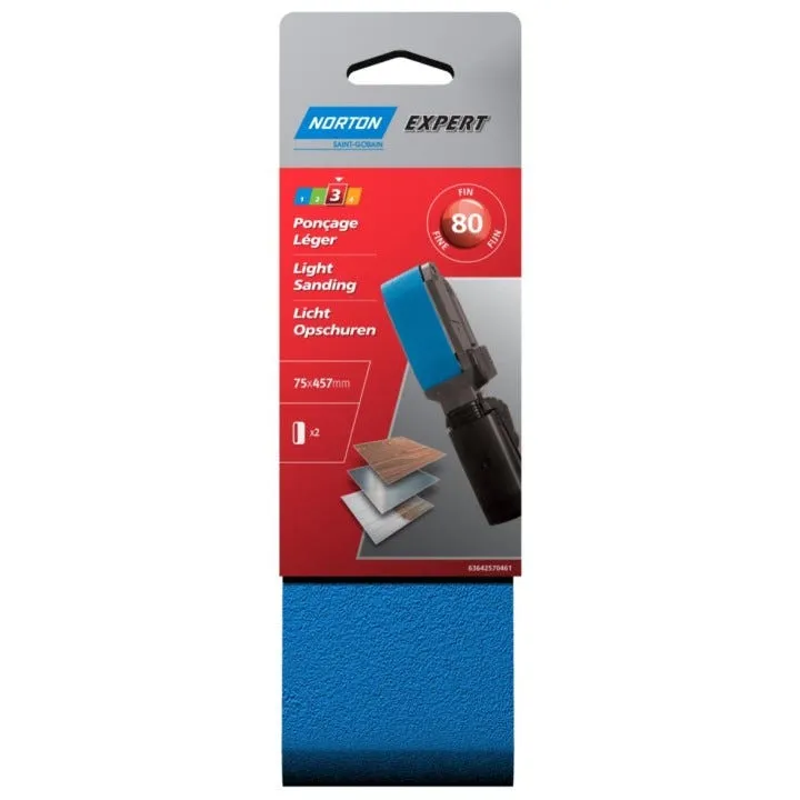 2 Bandes expert G80 75x457