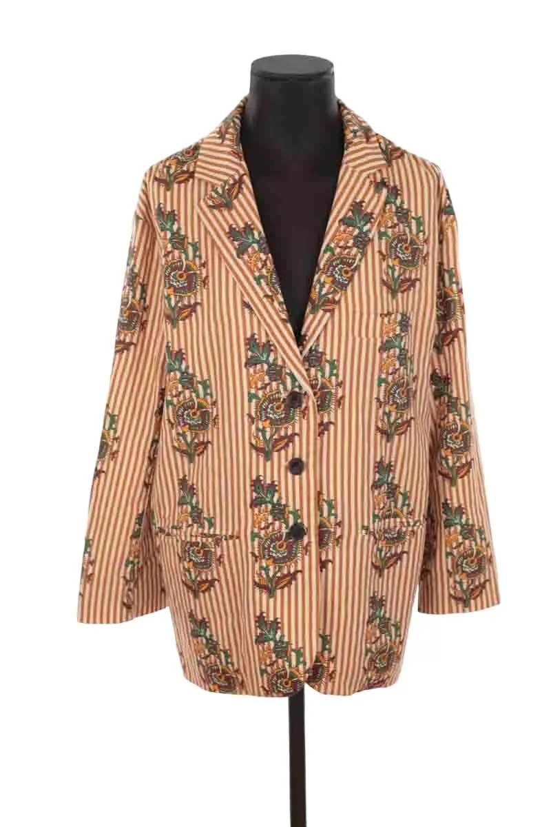Blazer en coton Soeur multicolore. Matière principale coton. Taille 40
