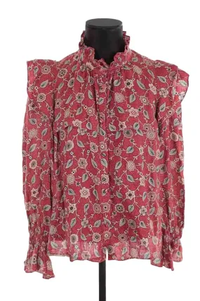 Blouse en lin  Isabel Marant toile rouge. Matière principale lin. Taille 38.