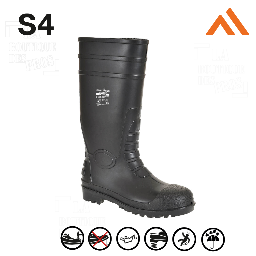 Botte de sécurité Wellington S4 PORTWEST