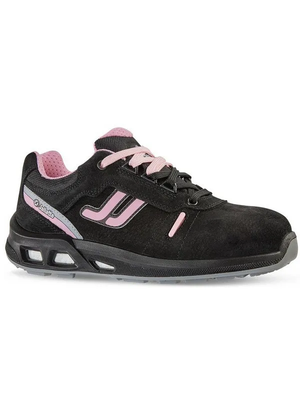 Chaussure de sécurité Jallatte Noa - Noir/Rose - S3