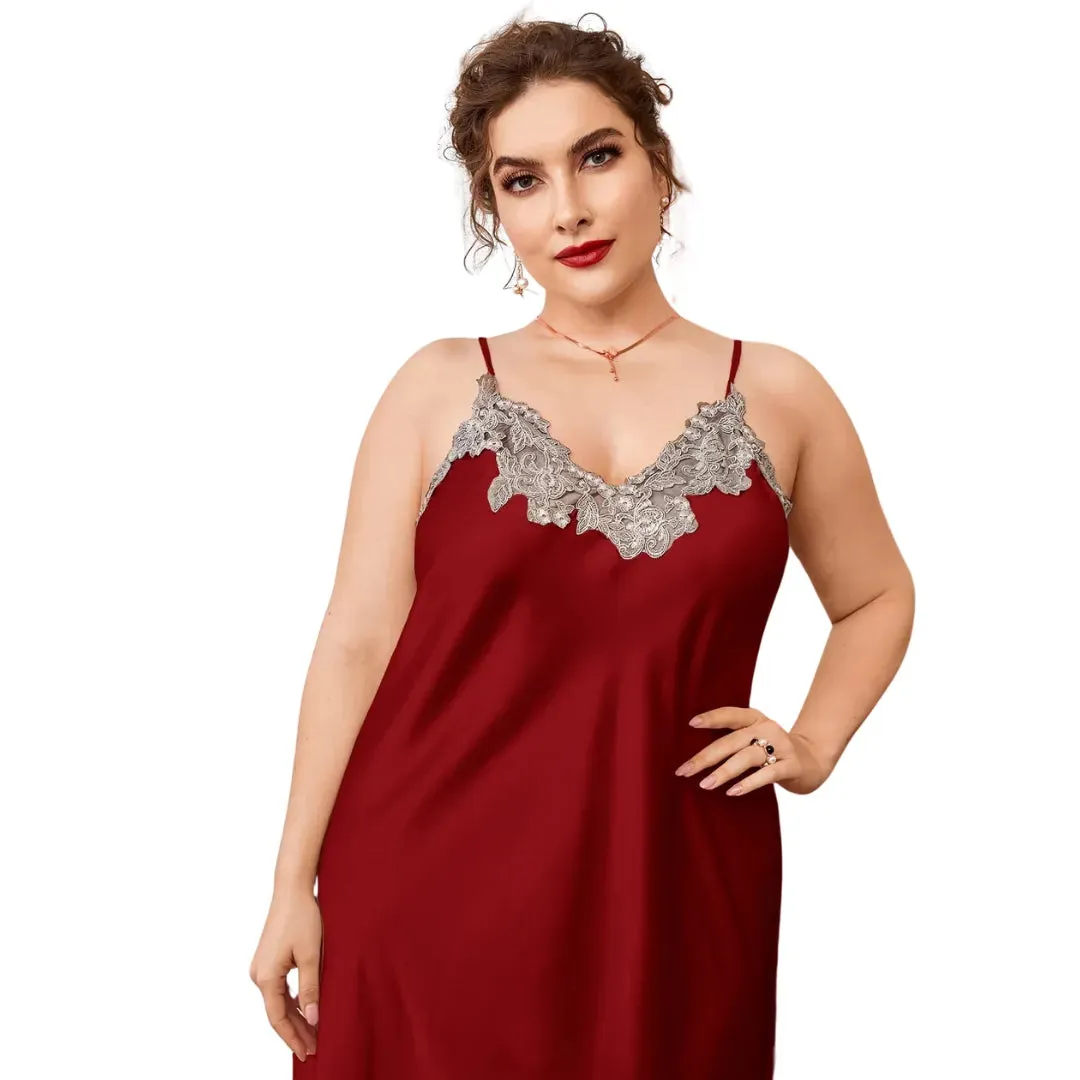 Chemise de Nuit Sexy en Dentelle pour Femmes