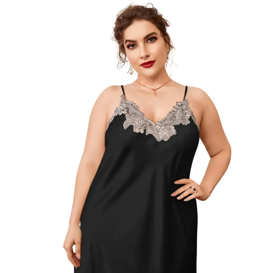 Chemise de Nuit Sexy en Dentelle pour Femmes