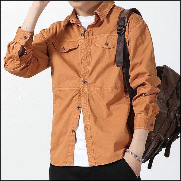 Chemise Militaire Type Décontracté
