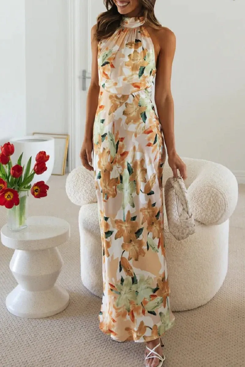 Dahlia | Robe Fantaisie à motifs floraux