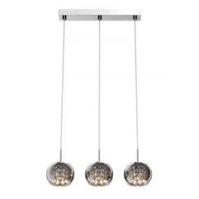 Eettafel hanglamp Amalia, glas