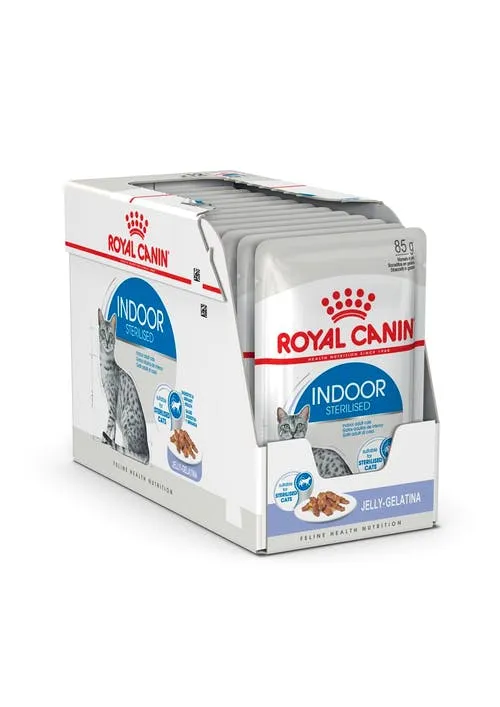 Gelée pour chat stérilisé Indoor 12x85g ROYAL CANIN