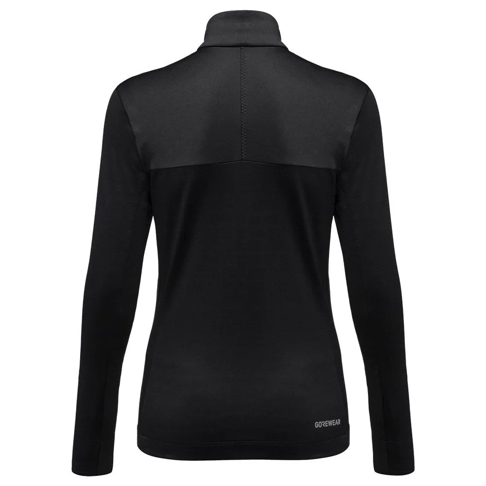 GORE WEAR maillot thermique pour tous les jours 1/4-zip femme Black