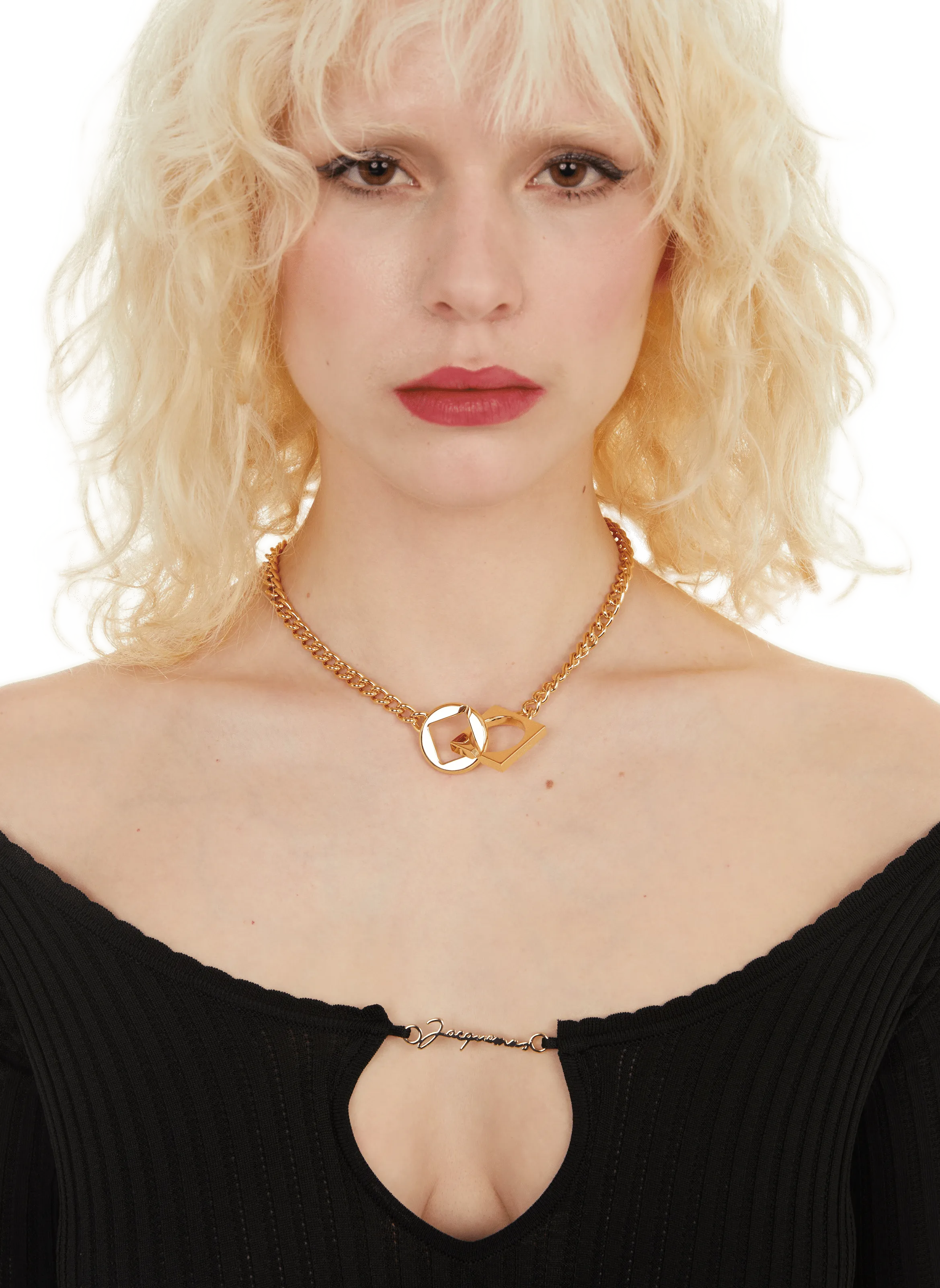 JACQUEMUS  La mini robe Pralu  - Noir