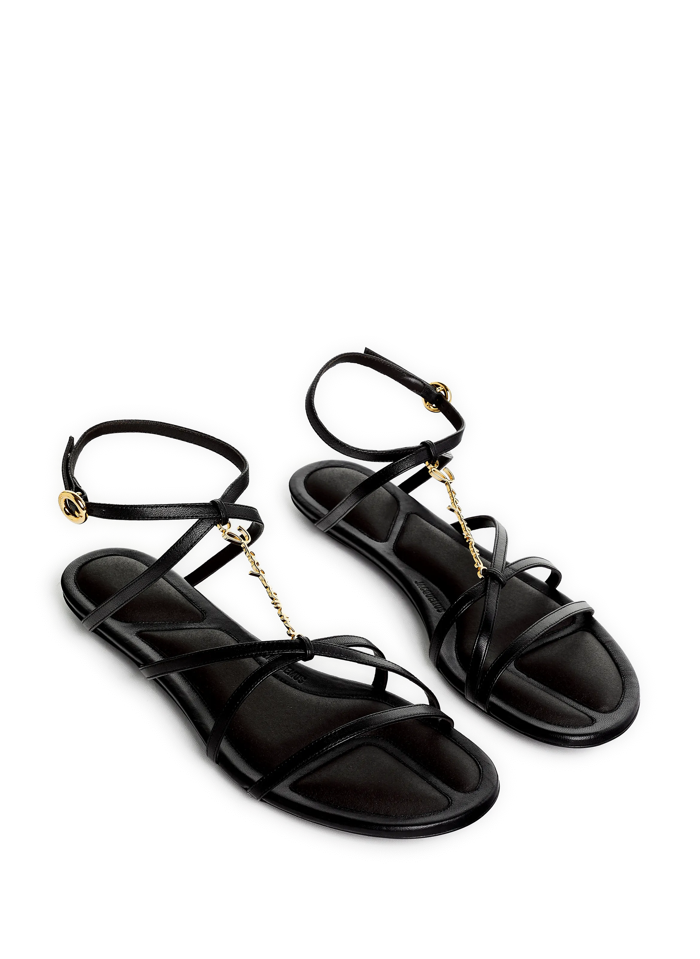 JACQUEMUS  Les sandales Pralu  - Noir