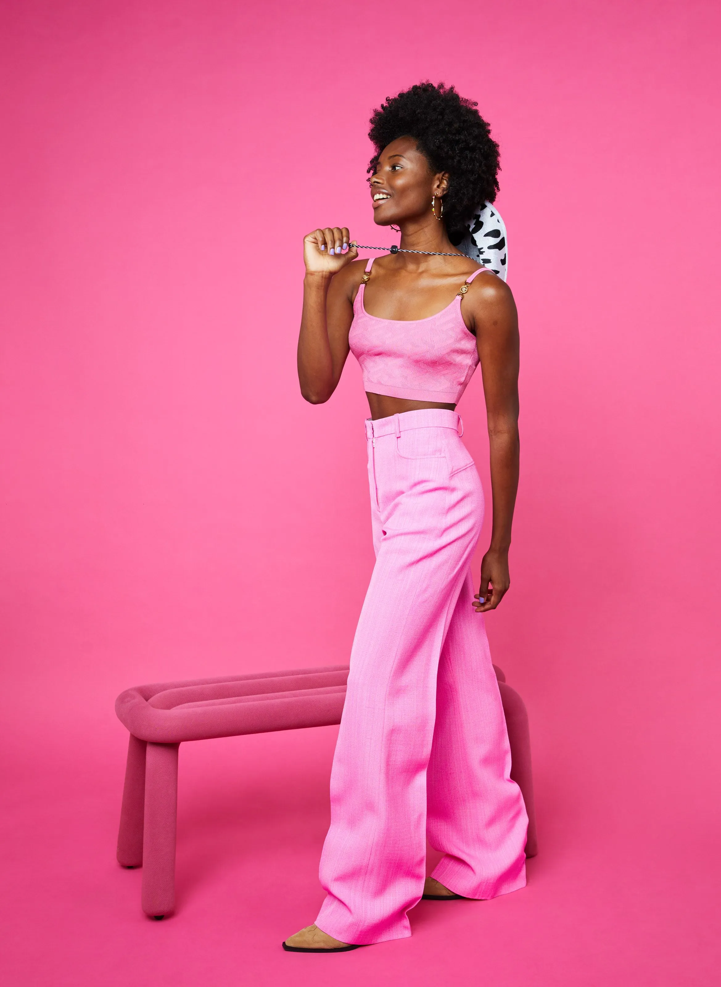 LE PANTALON SAUGE EN SOIE MéLANGéE - JACQUEMUS pour FEMME | Printemps
