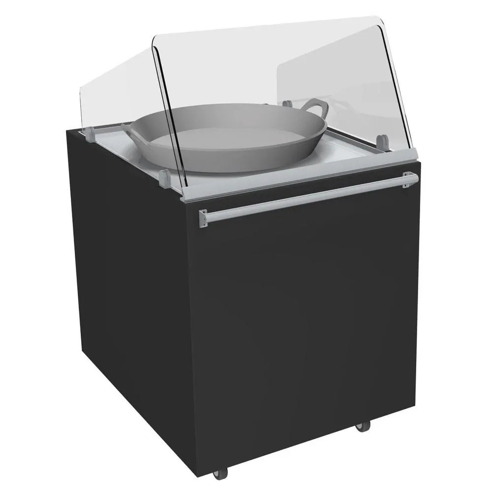 Meuble traditionnel paella chauffant 300°c