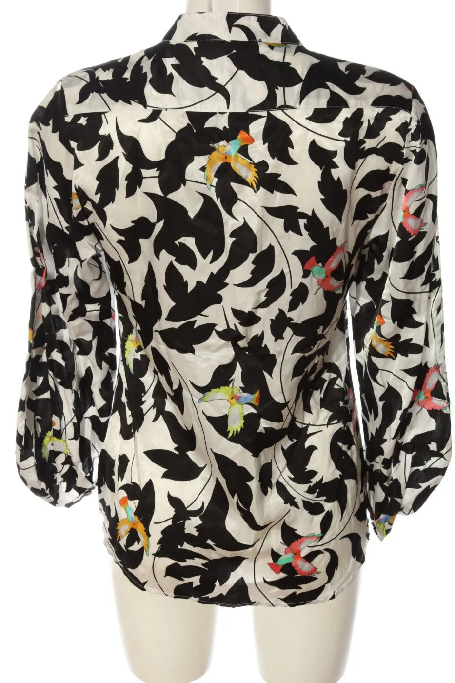Milano Italy Chemise à manches longues imprimé allover style décontracté