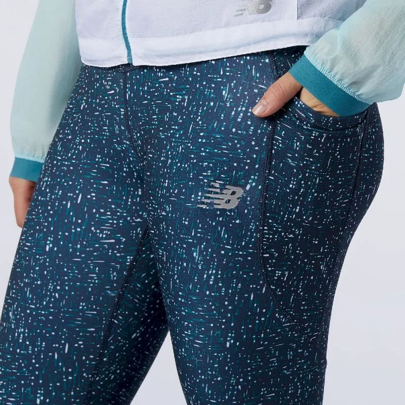 New Balance Printed Impact Run Tight - Collant running femme