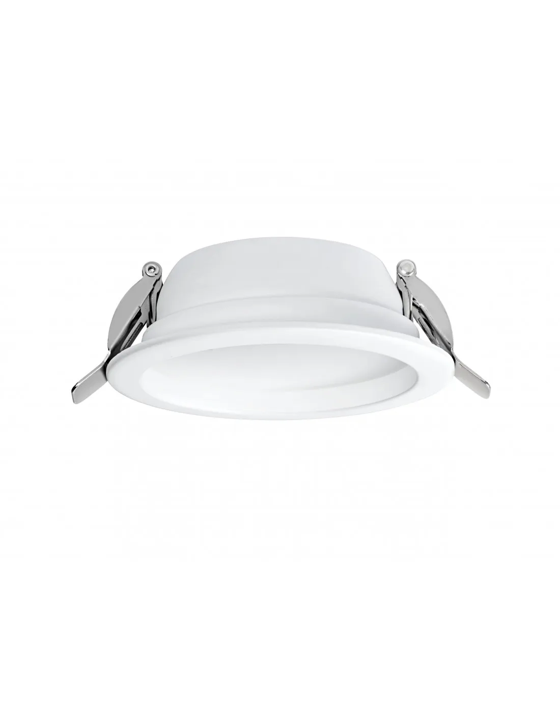 P10 Downlight IP20/65 rond Ø105mm fixe blanc 90° LED intég. 10W 3000K 800lm ARIC 50538