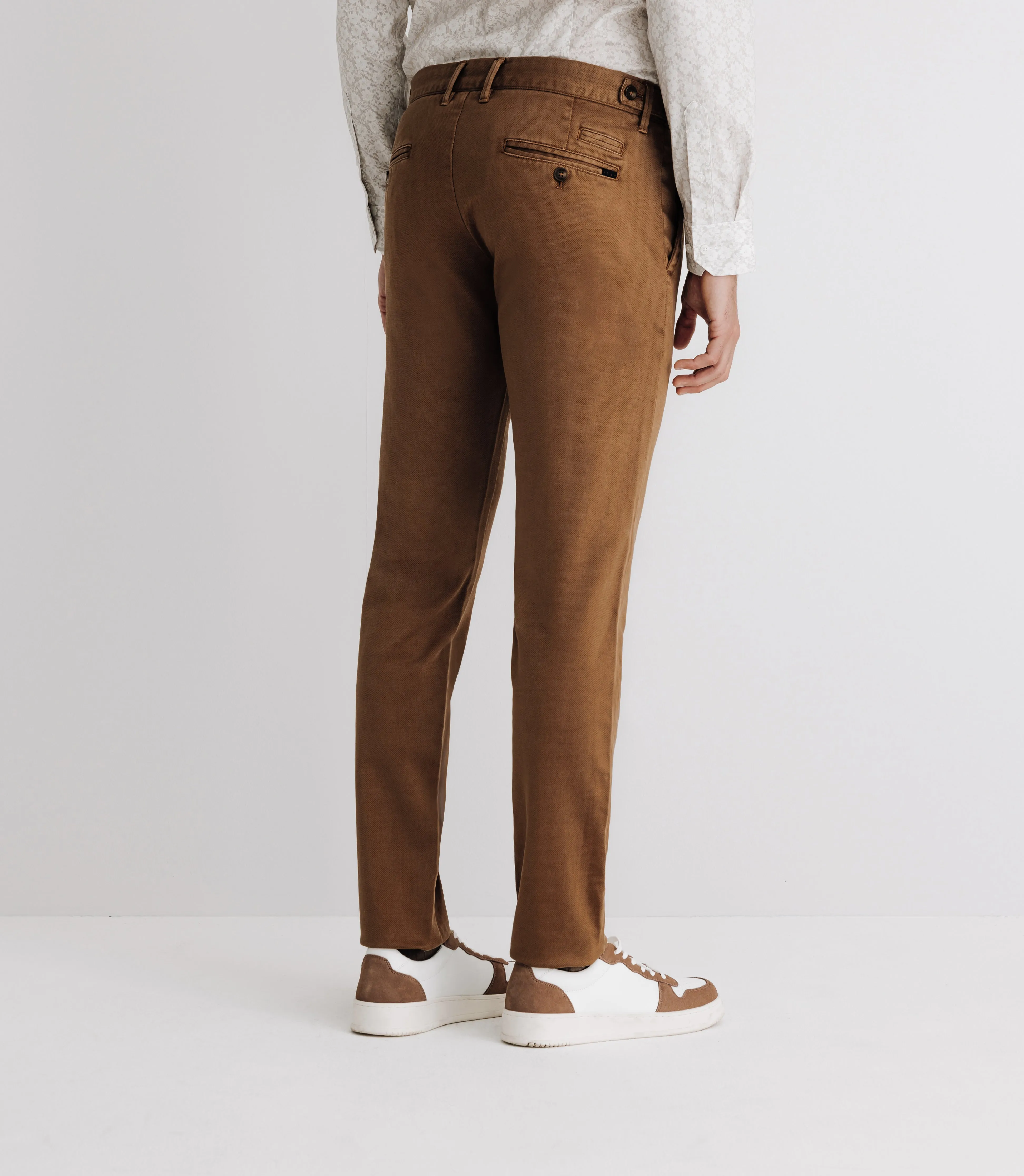 Pantalon imprimé camel