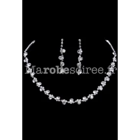 Parure bijoux fin pour cérémonie réf PA030