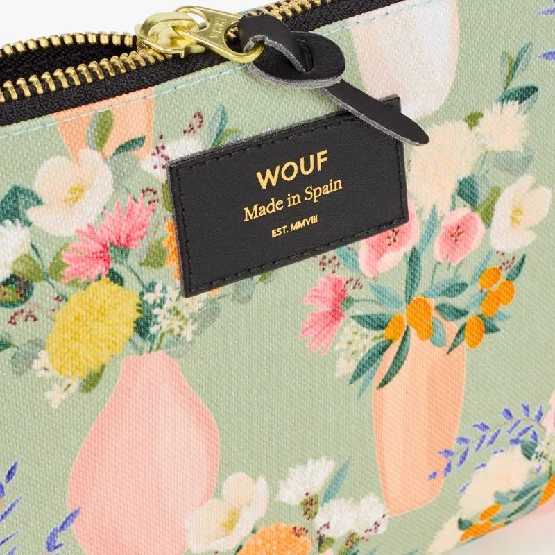 Pochette Large Wouf  21.5 cm Aida - Imprimé floral multicolore et pastel