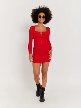 Robe rock effet corset
