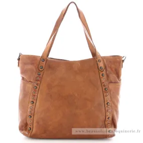 Sac Cabas Clouté Gianni Conti avec Bandoulière Cuir Vintage 4203491