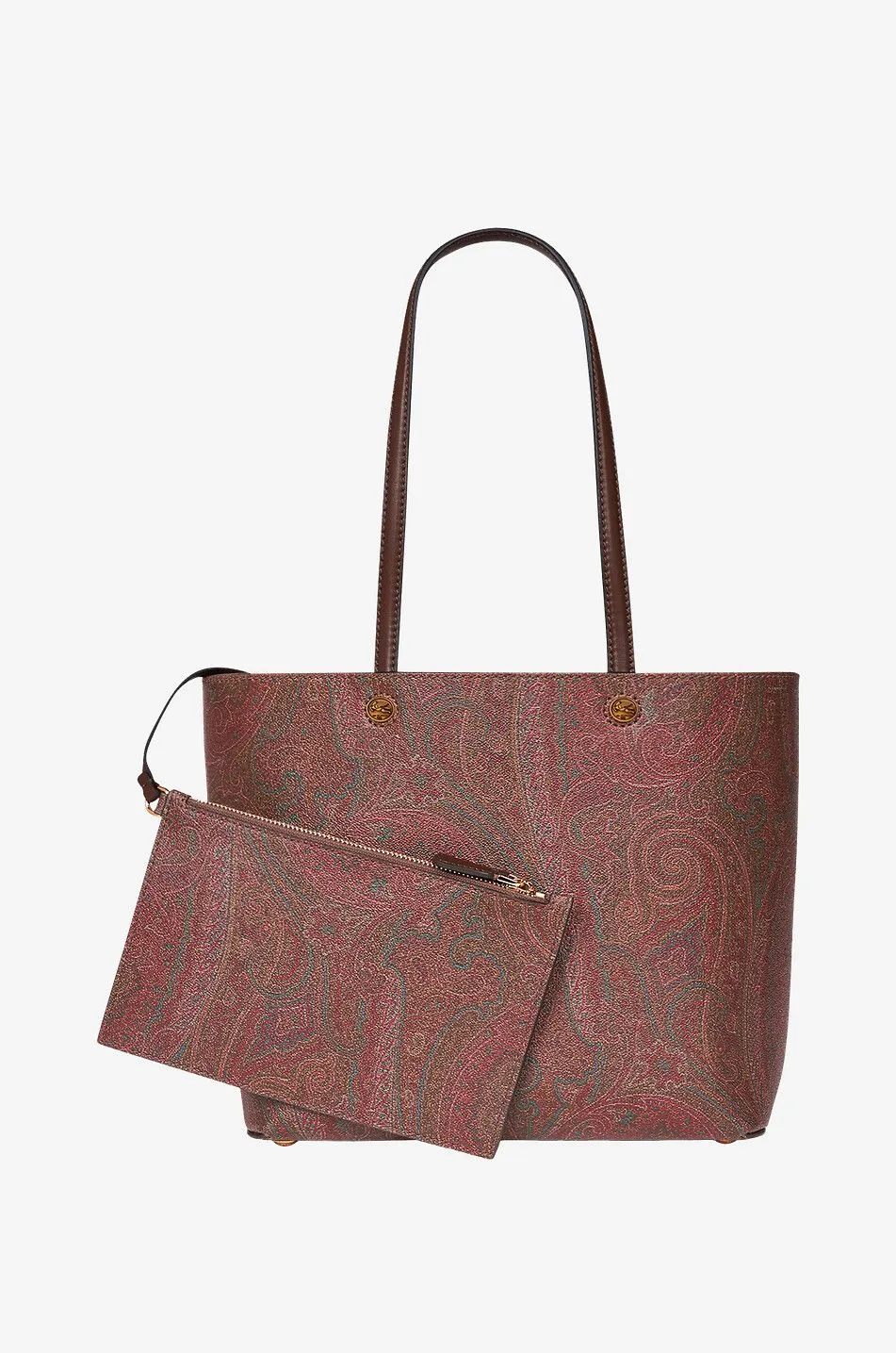 Sac cabas en toile Paisley enduite Etro Essential Small
