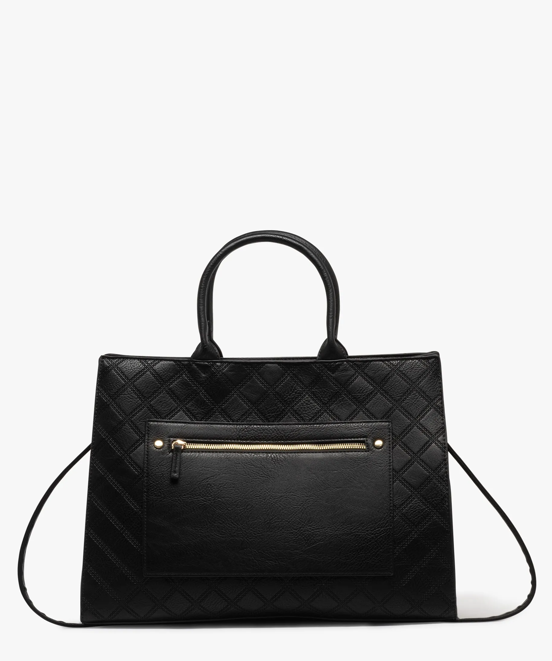Sac cabas à bandoulière amovible femme noir