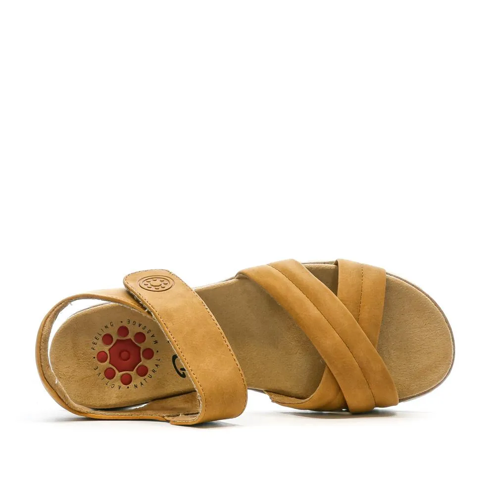 Sandales Camel Femme Relife Layon