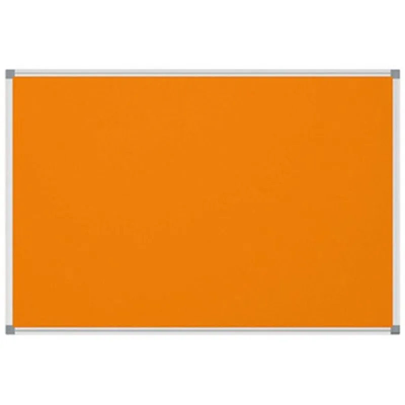 Tableau textile pour punaise (L)180 x (H)90 cm - orange