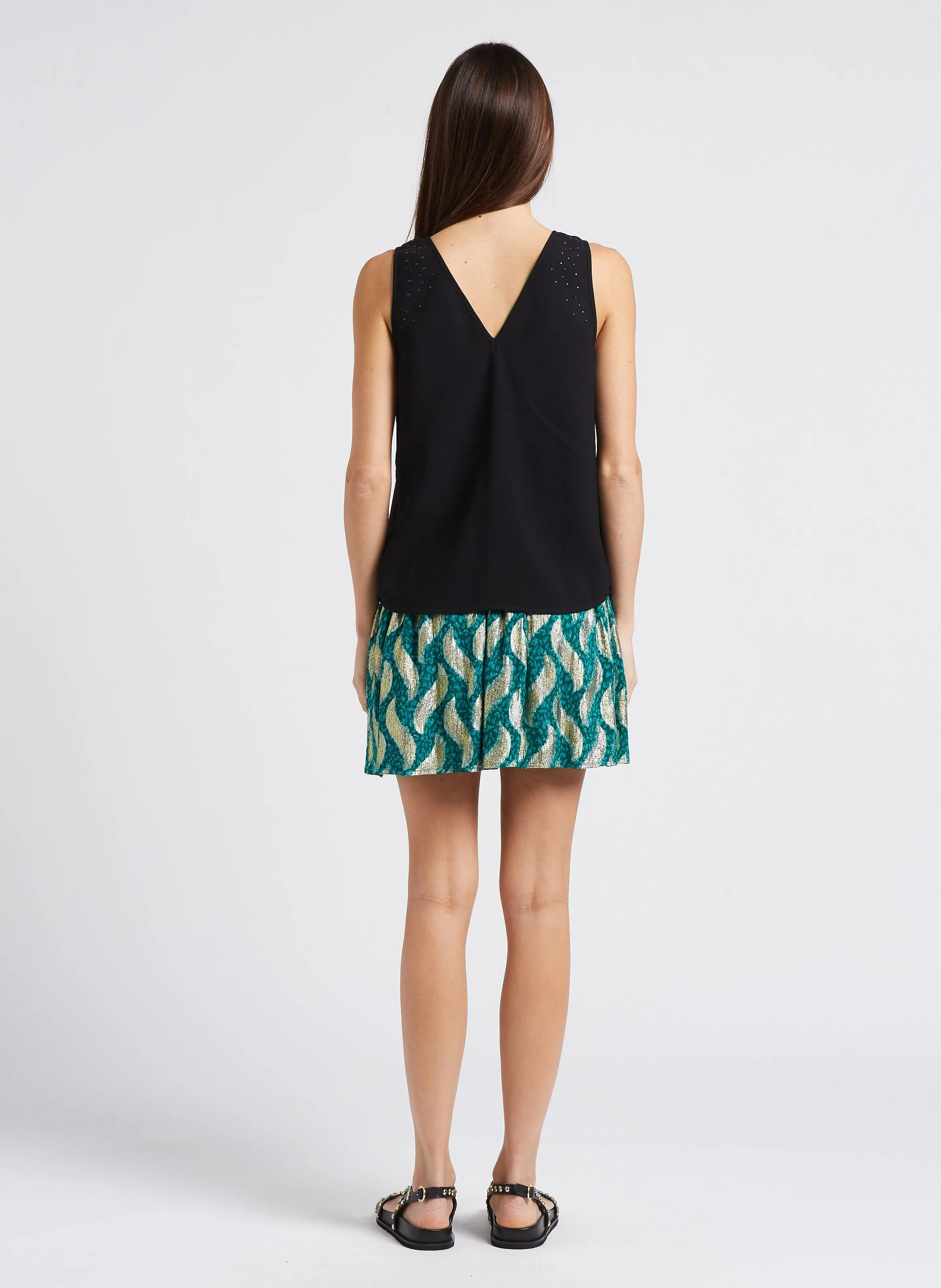 TOP COL ROND - IKKS pour FEMME | Printemps