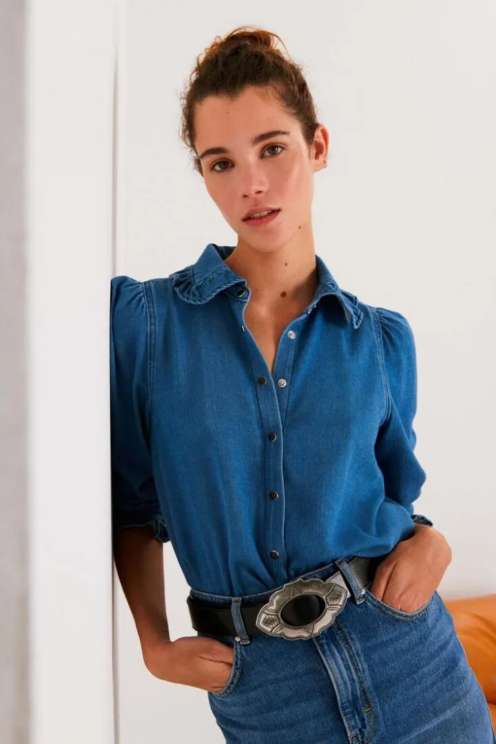 TOPS & CHEMISES ba&sh Femme | LILAS. Denim