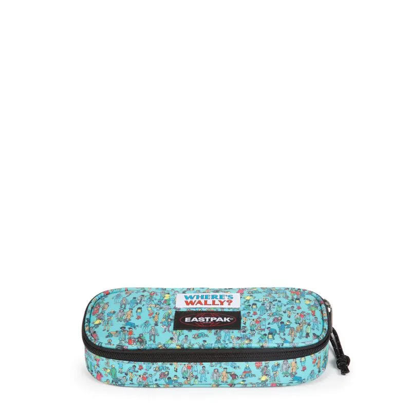Trousse Eastpak Oval 22 cm Willy Pattern Blue - Multicolore